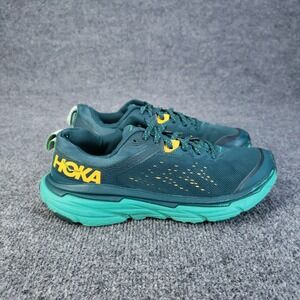 Hoka One Challenger ATR 6 Shoes Womens Size 7.5 Green Running Sneakers Deep Teal